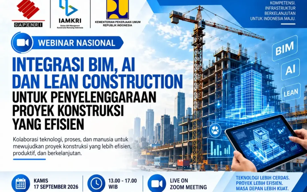 Webinar BIM, AI dan Lean Construction