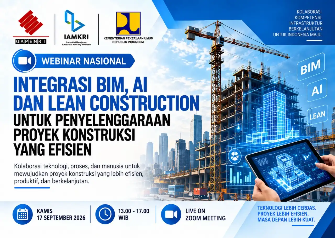 Webinar BIM, AI dan Lean Construction